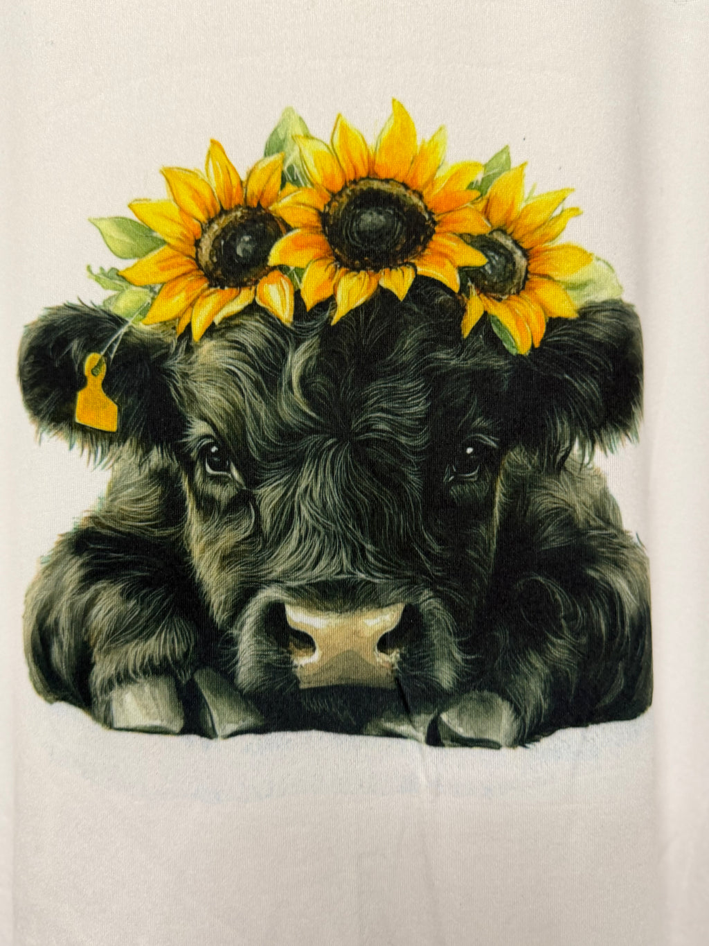 Women's Sunflower Cow T-shirt